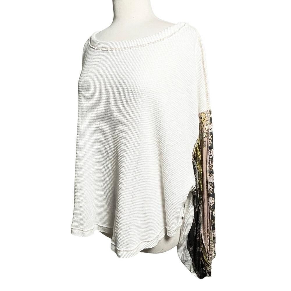 FREE PEOPLE x WE THE FREE Blossom Boho Mixed Media Printed Thermal - Picture 4 of 5